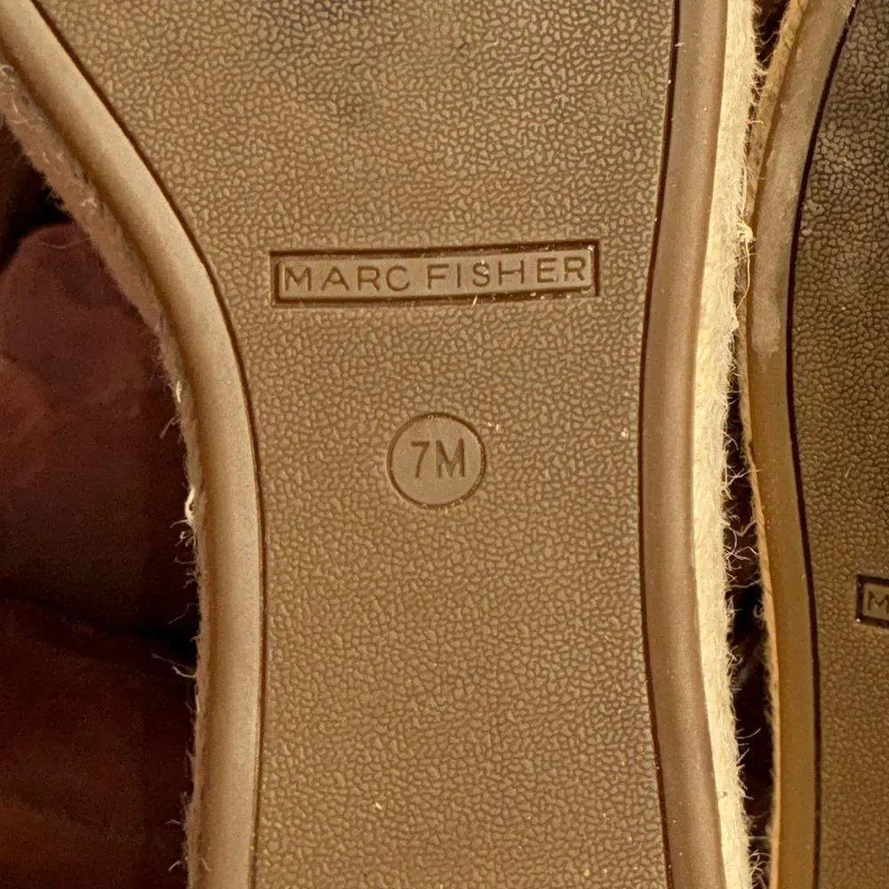 Marc Fisher Shoes Marc Fisher Jazlyn Studded Ankle Strap Espadrille Sandal sz 7